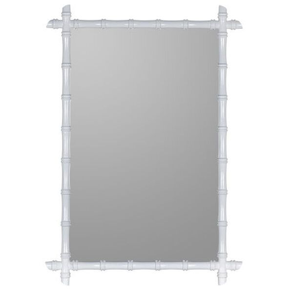 Rixton White 40 x 28-Inch Wall Mirror | Bellacor