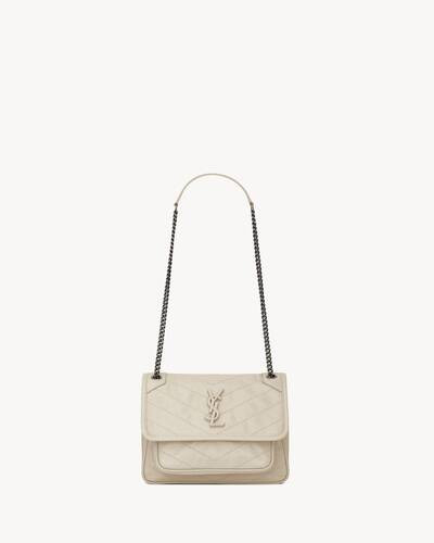 niki baby chain bag in crinkled vintage leather | Saint Laurent Inc. (Global)