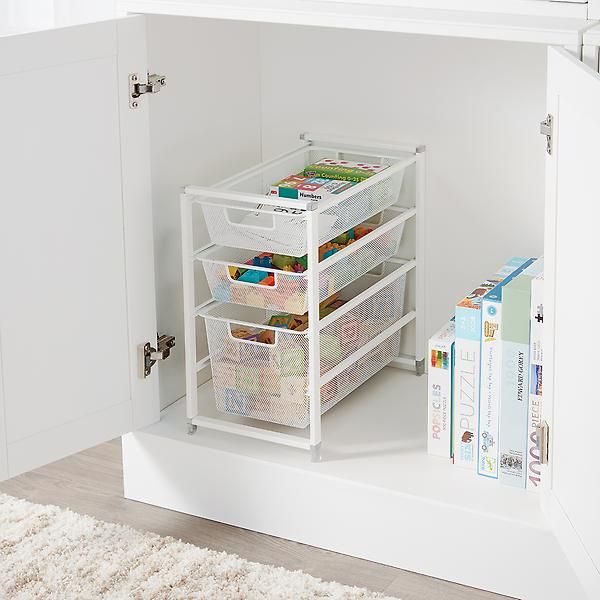 Elfa Cabinet Drawer Solutions | The Container Store
