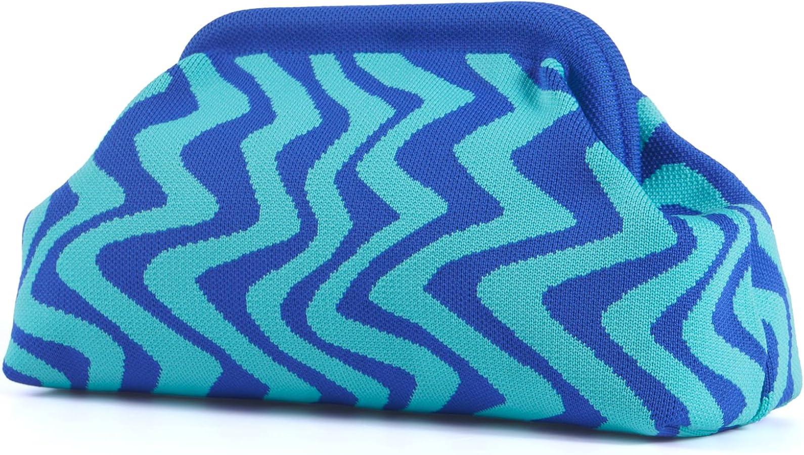 Woven Clutch Purses for Woman,Summer Beach Purse for Vacation, Woven Striped Dumpling Bag,Crochet... | Amazon (US)