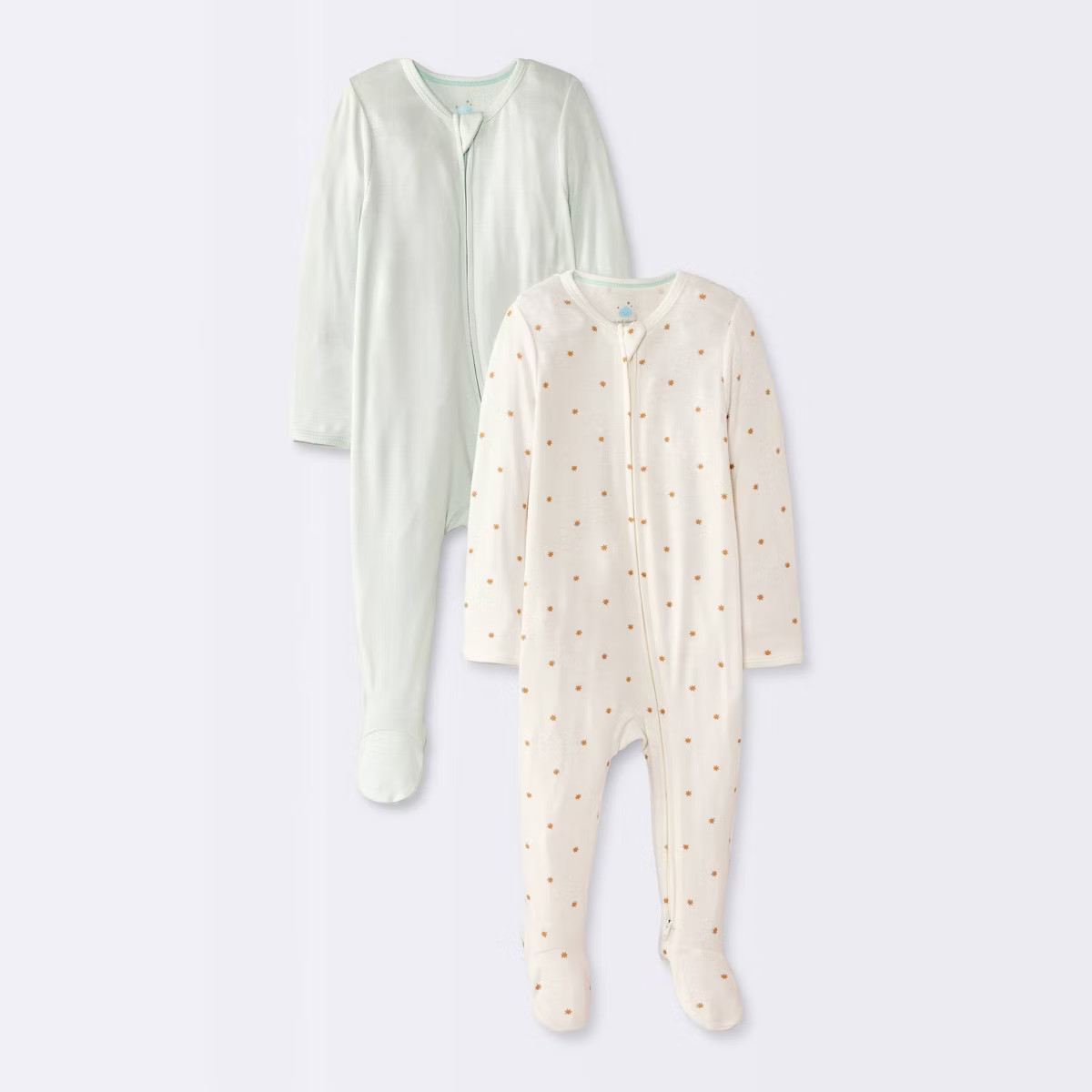 Baby 2pk Stars Soft Blend Sleep N' Play - Cloud Island™ Green | Target