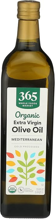 365 by Whole Foods Market, Organic Extra Virgin Mediterranean Olive Oil, 33.8 Fl Oz | Amazon (US)