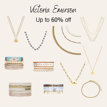 Victoria Emerson up to 60% off necklaces and cuff bracelets 

#LTKFind #LTKsalealert #LTKSeasonal