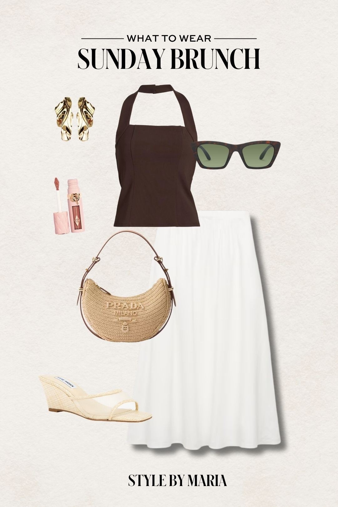 Spring outfit ideas
Reformation halter top
Mango white skirt
Steve Madden wedges
Prada crochet bag 

#LTKFindsUnder100 #LTKSeasonal #LTKStyleTip