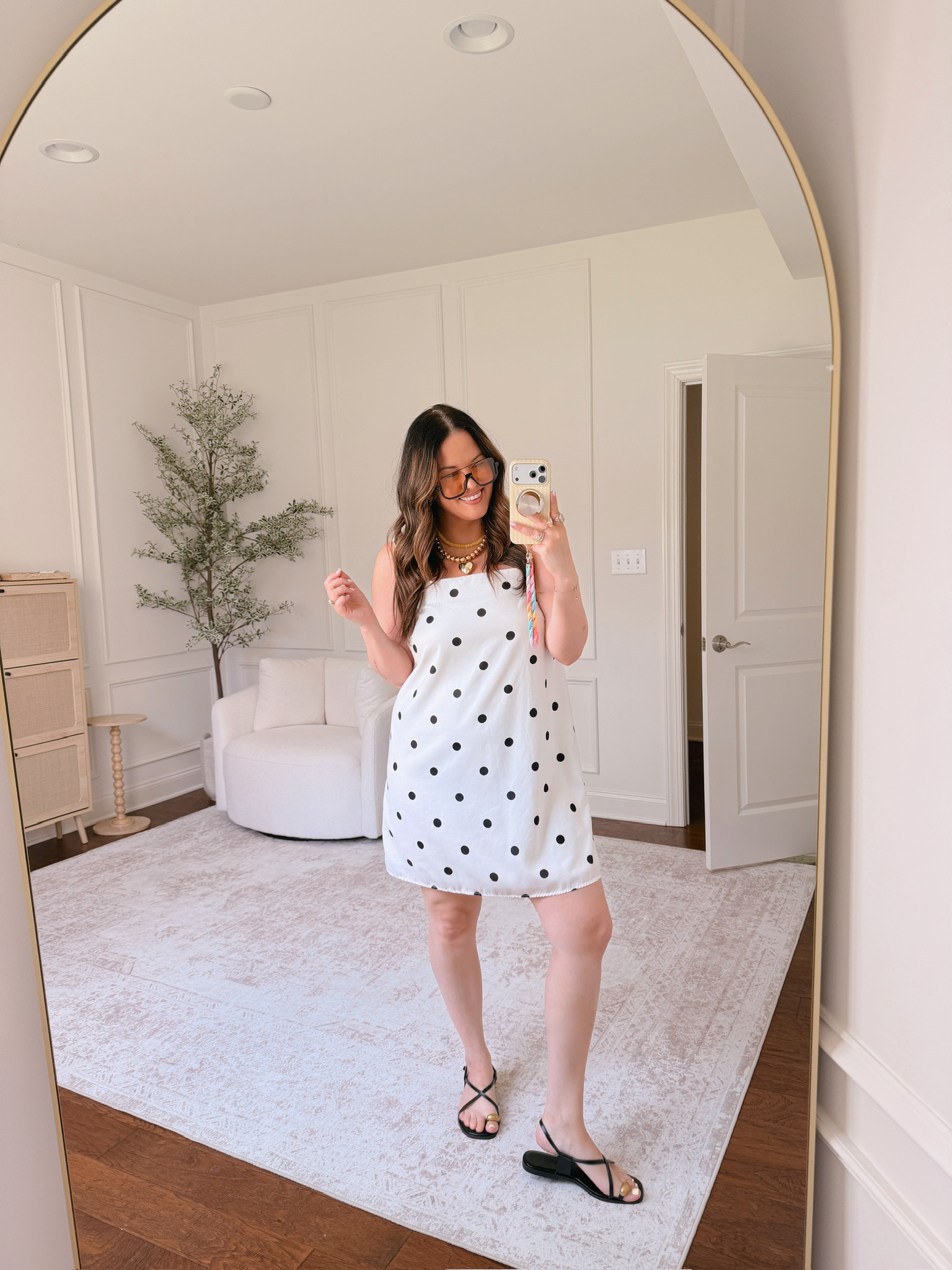 Obsessed with this polka dot dress.. wearing an XL 

 #LTKSeasonal #LTKMidsize