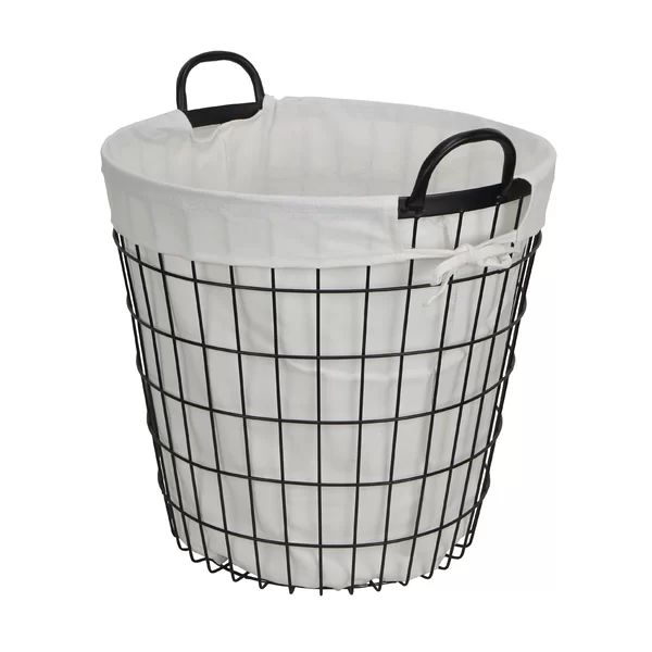 Lined Metal Basket | Wayfair Professional