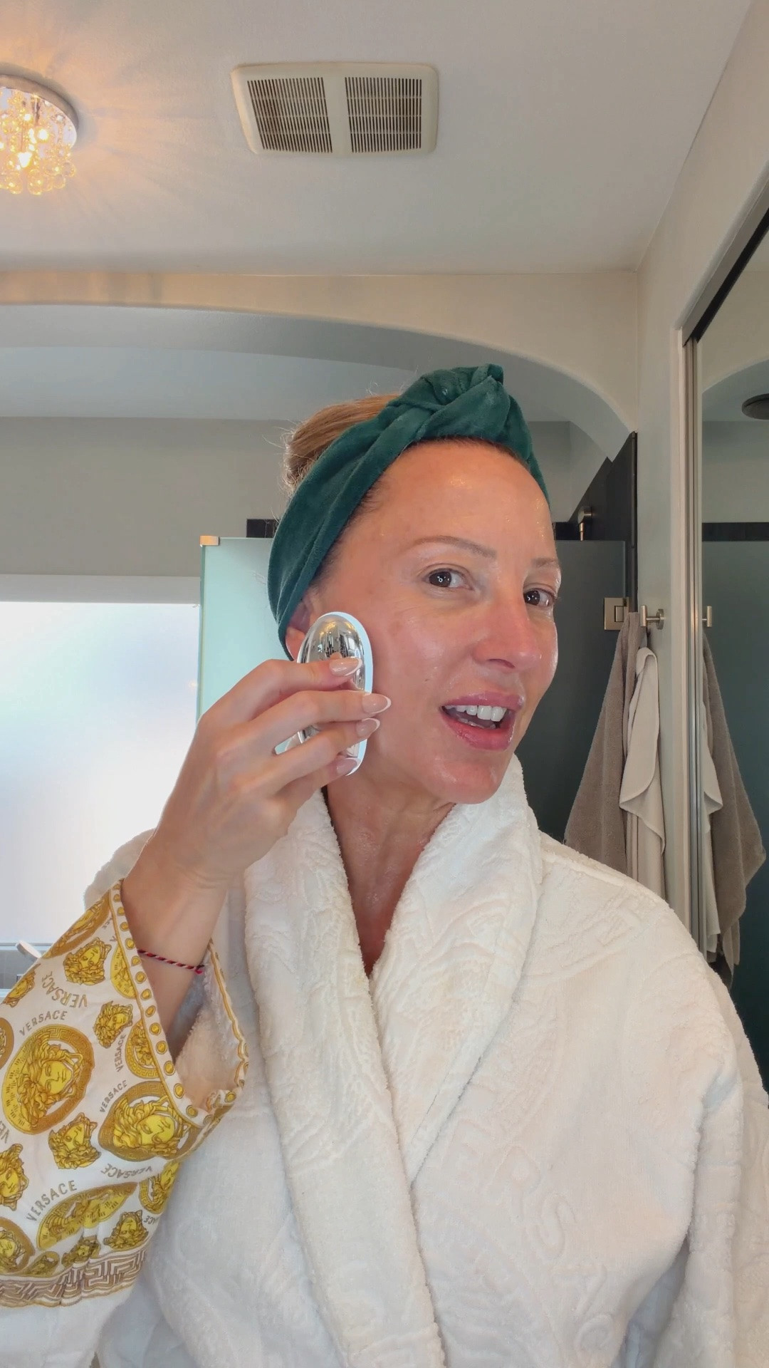 #gifted If you've followed me for a while, you'll know this is one beauty device I genuinely keep coming back to. I've been using my ZIIP for years now, and it's become part of my routine before I even do my skincare.

It’s one of those devices that gives you both instant and cumulative results and when I look back at my photos I can see how much more sculpted my face looks now, especially around my cheekbones and jawline. That's what keeps me consistent.

If you've been thinking about trying ZIIP or you need to stock up on your conductive gels, now's the perfect time. The gels are on sale, and you can use my code EVAD for 30% off.

Offer excludes Golden Gel. Cannot be combined with any other offer.
#ZIIPBeauty #Microcurrent #MatureSkin #BeautyDevices @ziipbeauty

#LTKgrwm #LTKmorningroutine #LTKBeauty