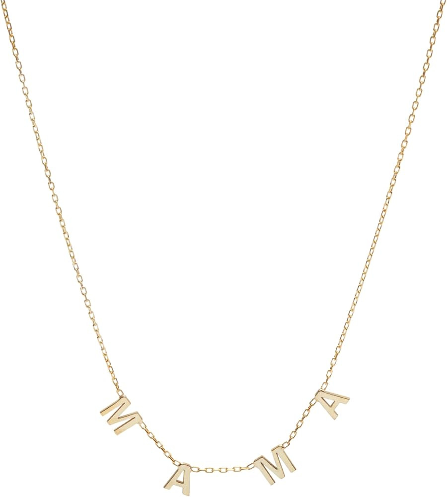 MAMA Necklace for Mother's Day and Christmas      
 Sterling Silver  

 No Gemstone | Amazon (US)