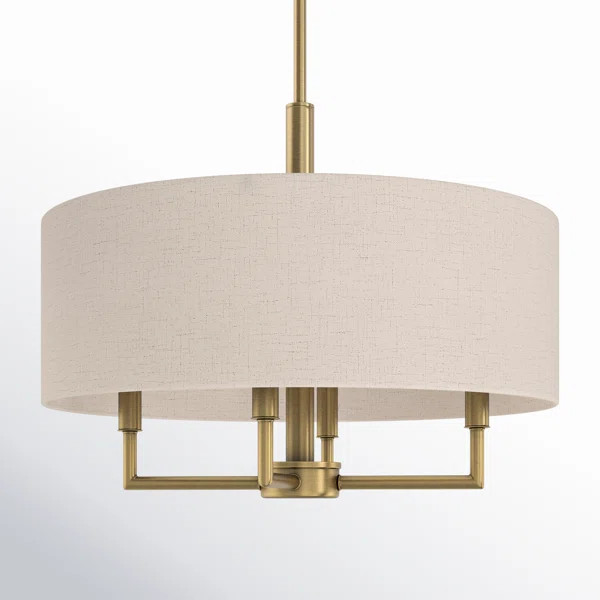 Aycen 4 - Light Dimmable Drum Chandelier | Wayfair North America