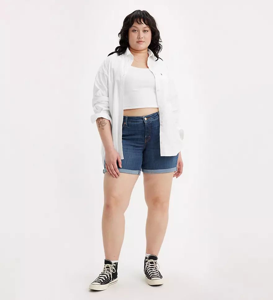 Mid Length Women's Shorts (plus Size) | LEVI'S (US)