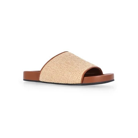 Time and Tru Women s Puff Footbed Sandals | Walmart (US)