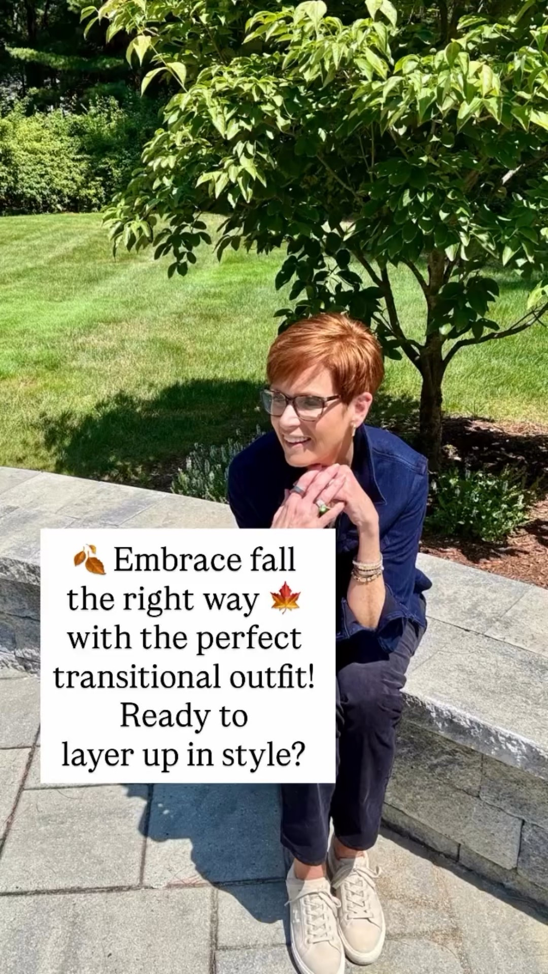 Embrace the Season - Here comes Fall! 
#ad #coldwatercreekstyle #mycoldwater #LTKfalllooks

Comment FALL and I’ll send links right to your DM.
 As we bid farewell to summer and embrace the beauty of autumn, Coldwater Creek’s Early Fall 2025 Collection brings the perfect pieces to carry us through the changing seasons. 

Whether you’re headed to an apple-picking adventure or a cozy fall gathering, this look has you covered! 

I’m loving the mix of rich wine tones, soft textures, and versatile layers. This 3/4 sleeve tee in deep autumn hues is so lightweight and breathable, making it the perfect piece for those crisp morning walks that turn into warm afternoon sun. Paired with my favorite black straight-leg corduroy pants and the softest knit denim jacket—this outfit is all about easy fall layers and earthy vibes. 

Why I love this outfit: ✨ Layered to perfection 🍁 Rich, seasonal colors 👖 A mix of textures that feels like fall

You won’t want to miss out on these autumnal staples. Tap to shop this look in my LTK storefront and let me know, how are YOU embracing the season this year? 🍂

✨ Don’t forget to save this reel and share it with a friend who LOVES fall fashion!

#ColdwaterCreekStyle #MyColdwater #LTKFallLooks #AutumnOutfits #FallFashion #LayeringSeason #AutumnStyle #FallTransitionalLooks #TimelessFallFashion #ClassicStyleOver40

#LTKOver40 #LTKStyleTip #LTKautumn