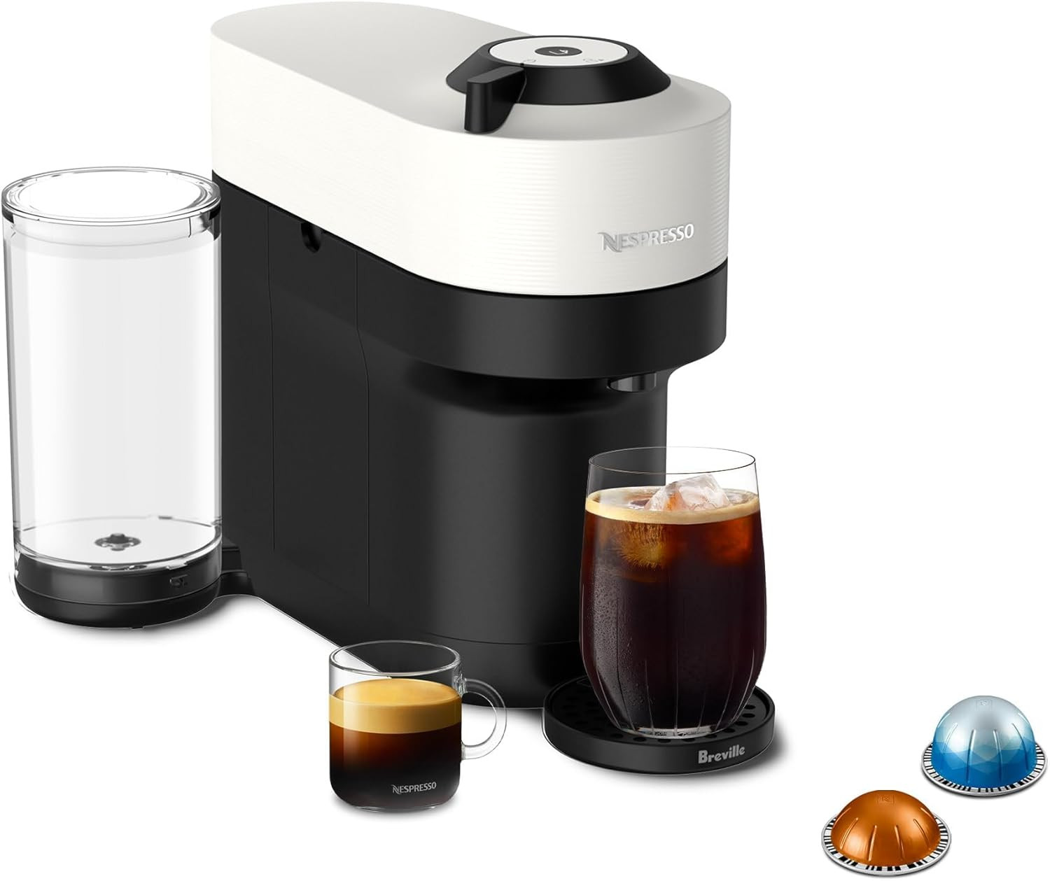 Nespresso Vertuo Pop+ Coffee and Espresso Maker by Breville, Coconut White | Amazon (US)