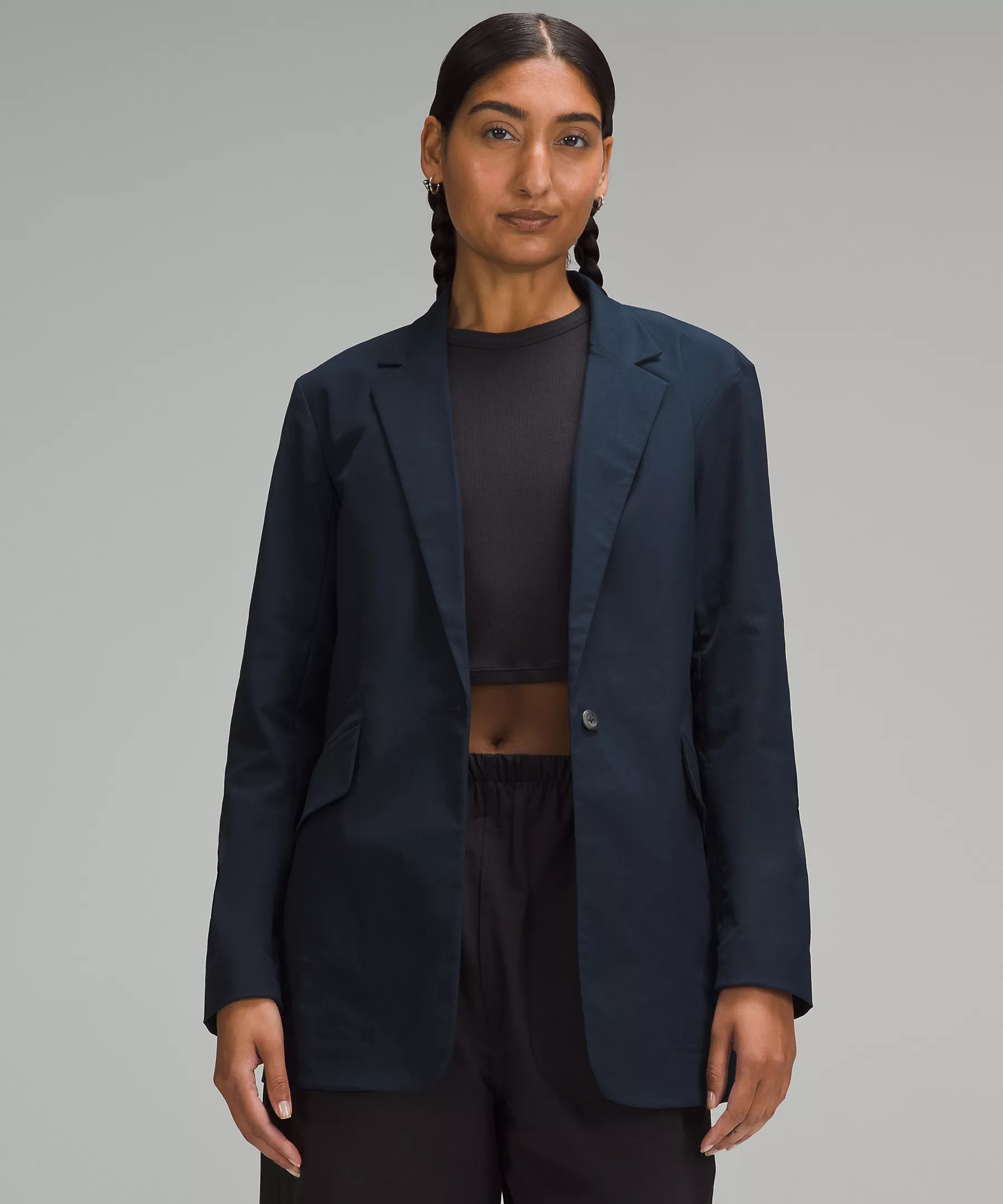 Relaxed-Fit Twill Blazer | Women's Coats & Jackets | lululemon | Lululemon (US)