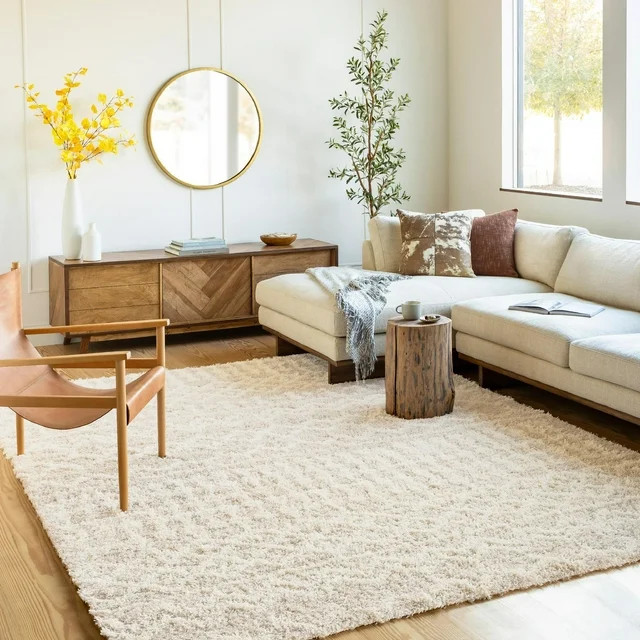 Mark&Day Area Rugs, 8x10 Carter Global Cream Beige Area Rug (7'10" x 10'2") - Walmart.com | Walmart (US)