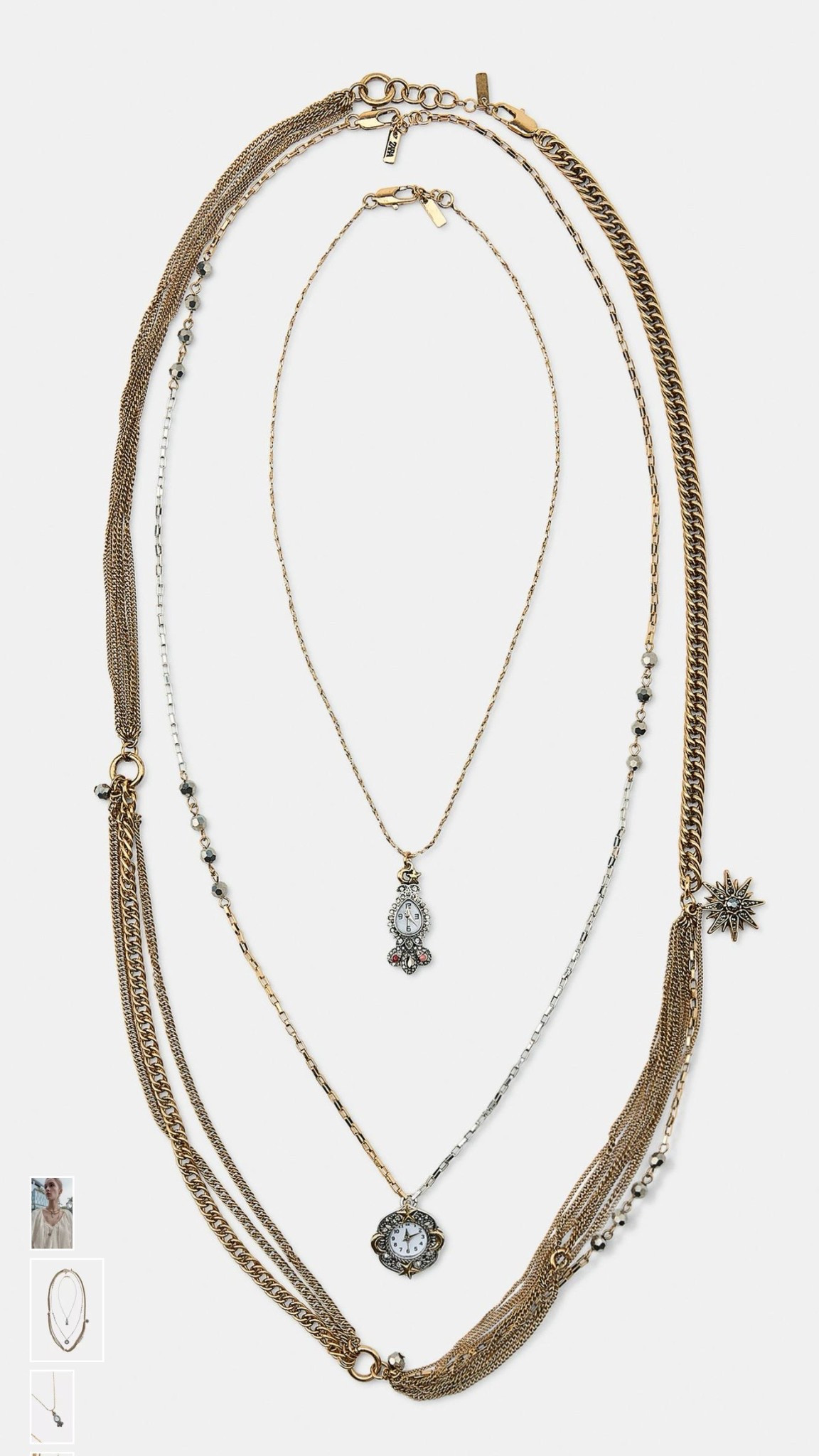 Watch necklaces are i. And I’m loving this necklace stack 

#LTKWorkwear #LTKPetite #LTKFestival