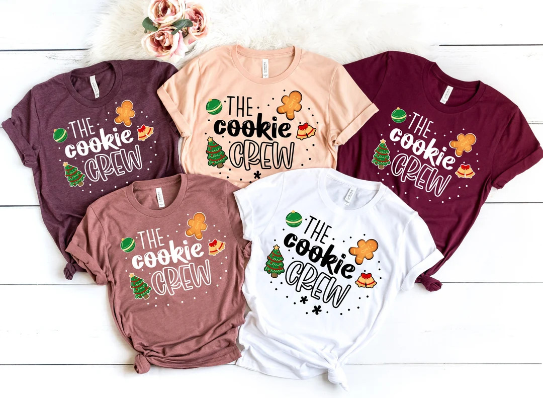 The Cookie Crew Shirt Christmas Shirt Cookie Lover Cookie - Etsy | Etsy (US)