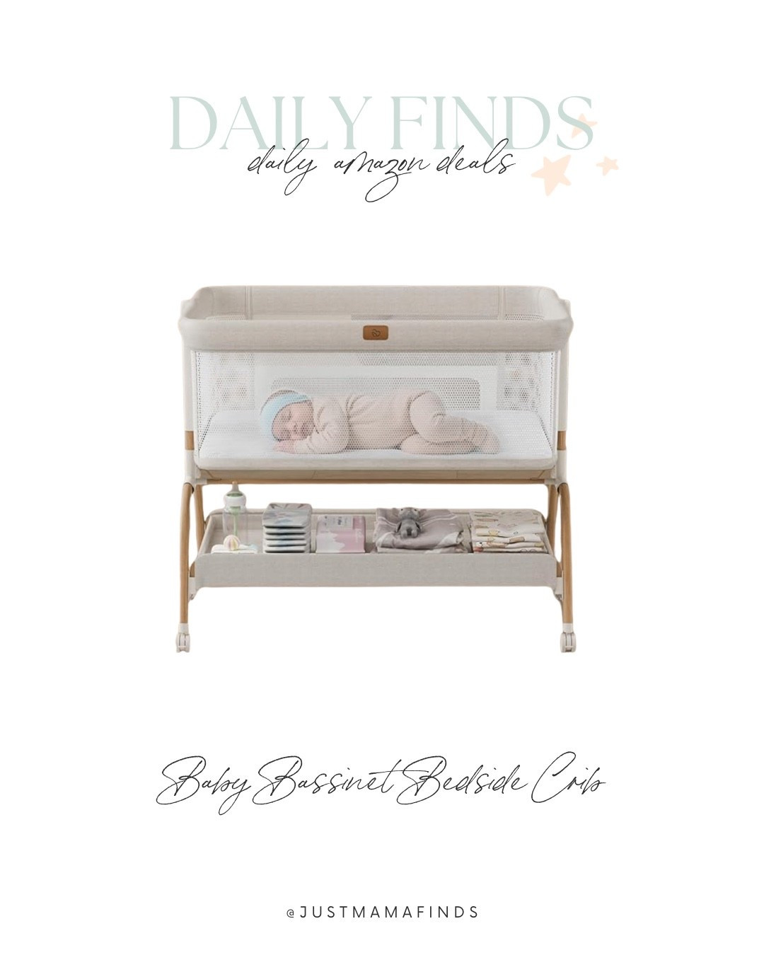 This bassinet is on Amazon daily deals!

#LTKBaby #LTKmomlife #LTKSaleAlert