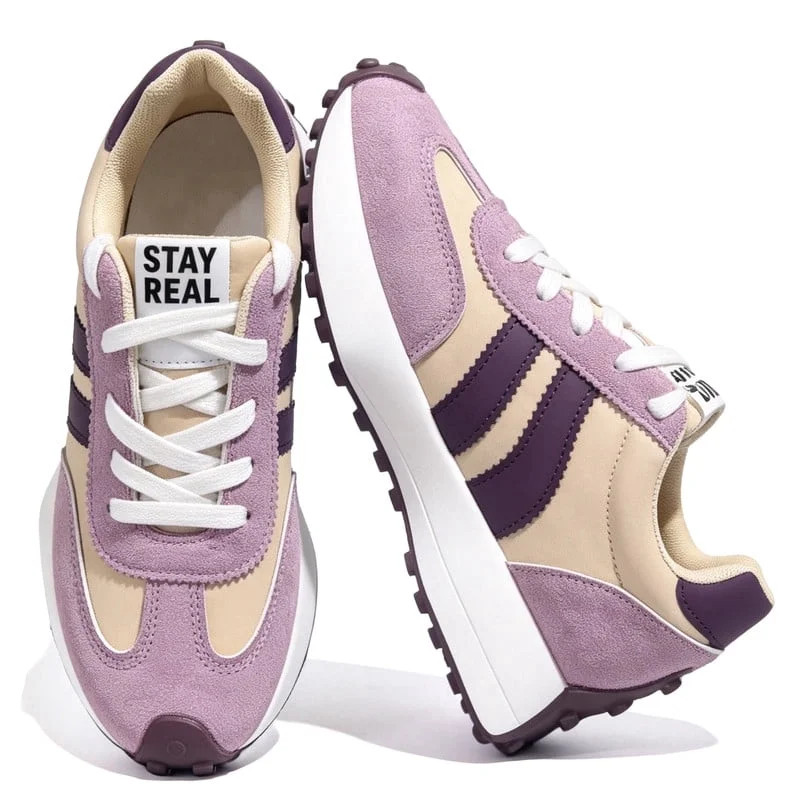 BERANMEY Casual Sneakers for Women Lightweight Non-Slip Fashion Sneakers with Memory Foam Insole Womens Platform Shoes for Everyday Wear | Walmart (US)