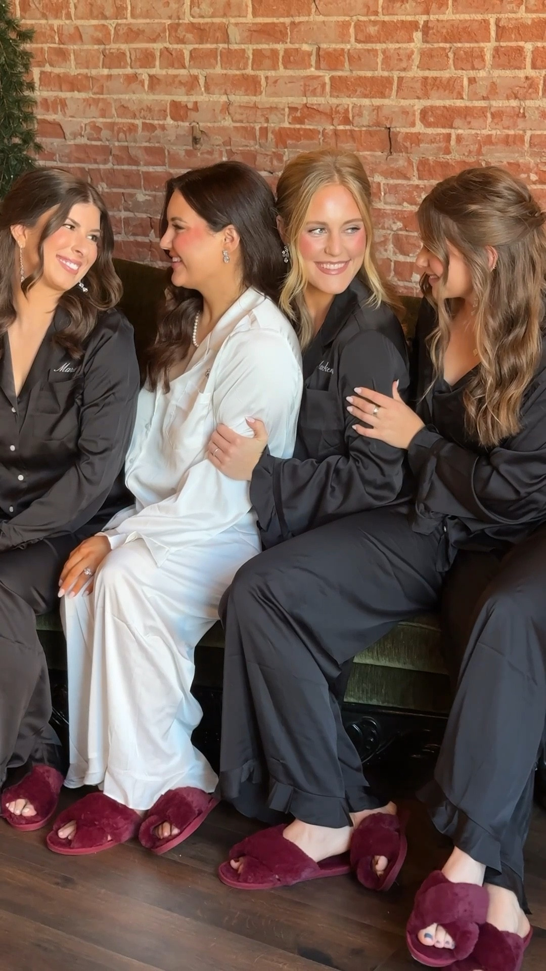 Silky pajamas + burgundy velvet bridesmaid dresses = some of my favorite Birdy Grey details from our winter wedding day.


Silk Pajamas and Bridemaids' dresses: @birdygrey 
Content creation: @unveiledcontentco 


Christmas pajamas 
Christmas gifts
Christmas wedding 
Winter wedding 
#birdygrey #birdygreypartner #BirdyGreyBridesmaids #BridalEditorial #LuxuryWeddingDetails #winterwedding #BridesmaidFashion #VelvetBridesmaidDresses #WeddingDayStyle #BridalPartyAesthetic #WeddingReel #HighEndWedding #BridalFashion

#LTKGiftGuide #LTKgrwm #LTKWedding