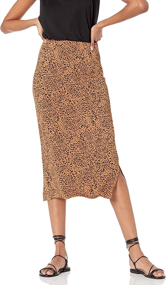 Amazon Essentials Women's Pull-On Knit Midi Skirt (Available in Plus Size) | Amazon (US)