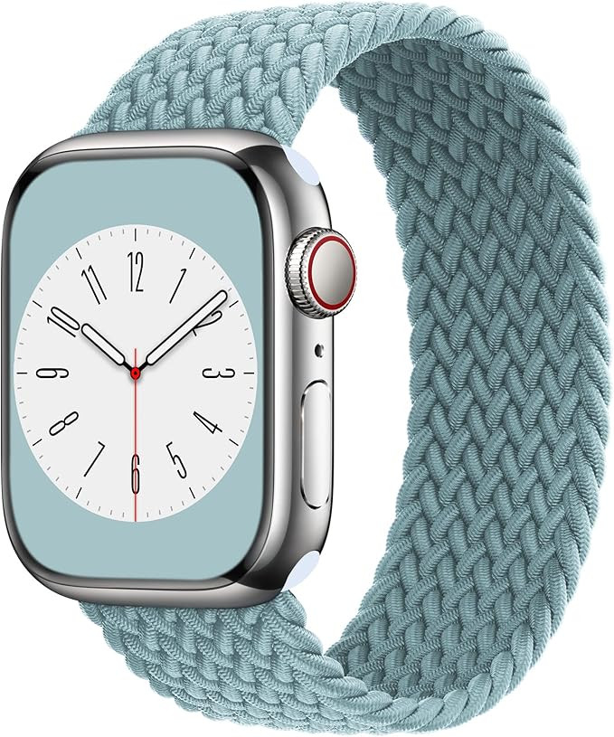 Proworthy Lace Braided Solo Loop Compatible With Apple Watch Band 38mm 40mm 41mm 42mm 44mm 45mm 4... | Amazon (US)