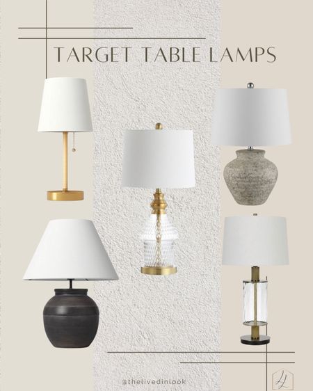 Target Table lamp round up to fit any style!

Home decor, table lamps, gold lamp, modern lamp, terracotta lamp

#LTKhome #LTKsalealert
