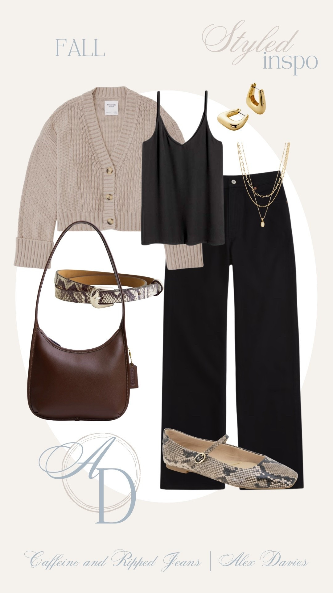 // Abercrombie // Abercrombie denim // business casual outfit // fall outfit inspo // black denim outfit // snakeskin belt // snakeskin shoes // ballet flats // coach bag // 

#LTKStyleTip #LTKFallSale #LTKSeasonal