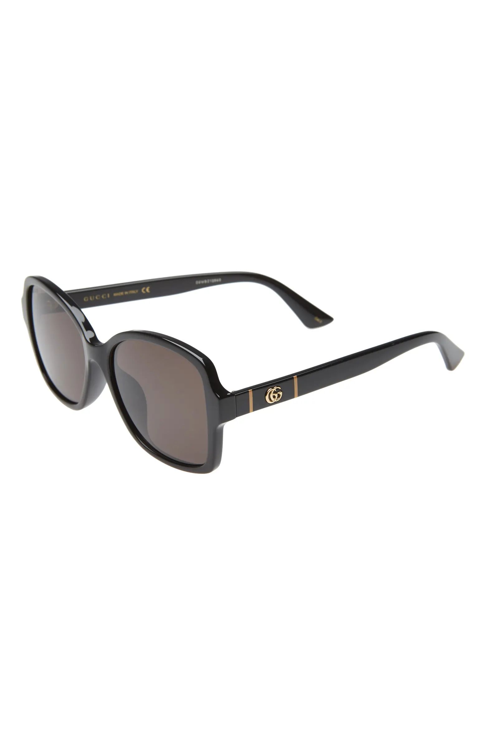 57mm Rectangular Sunglasses | Nordstrom