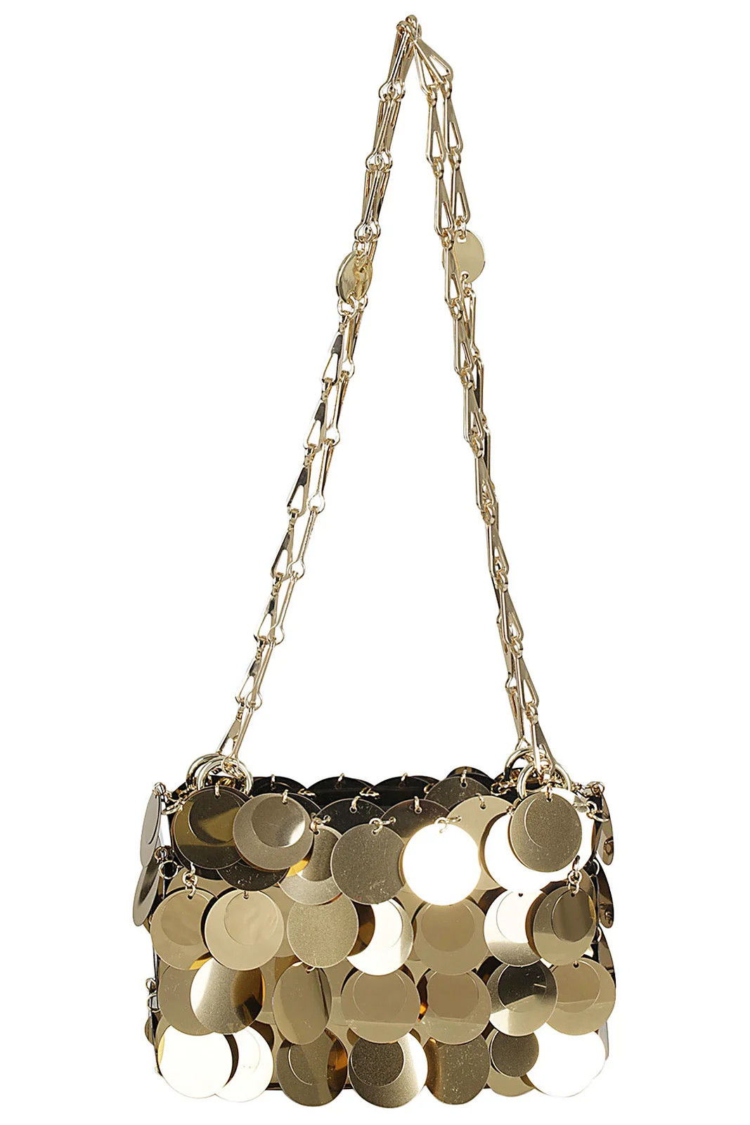 Paco Rabanne Mini Sparkle Shoulder Bag | Cettire Global