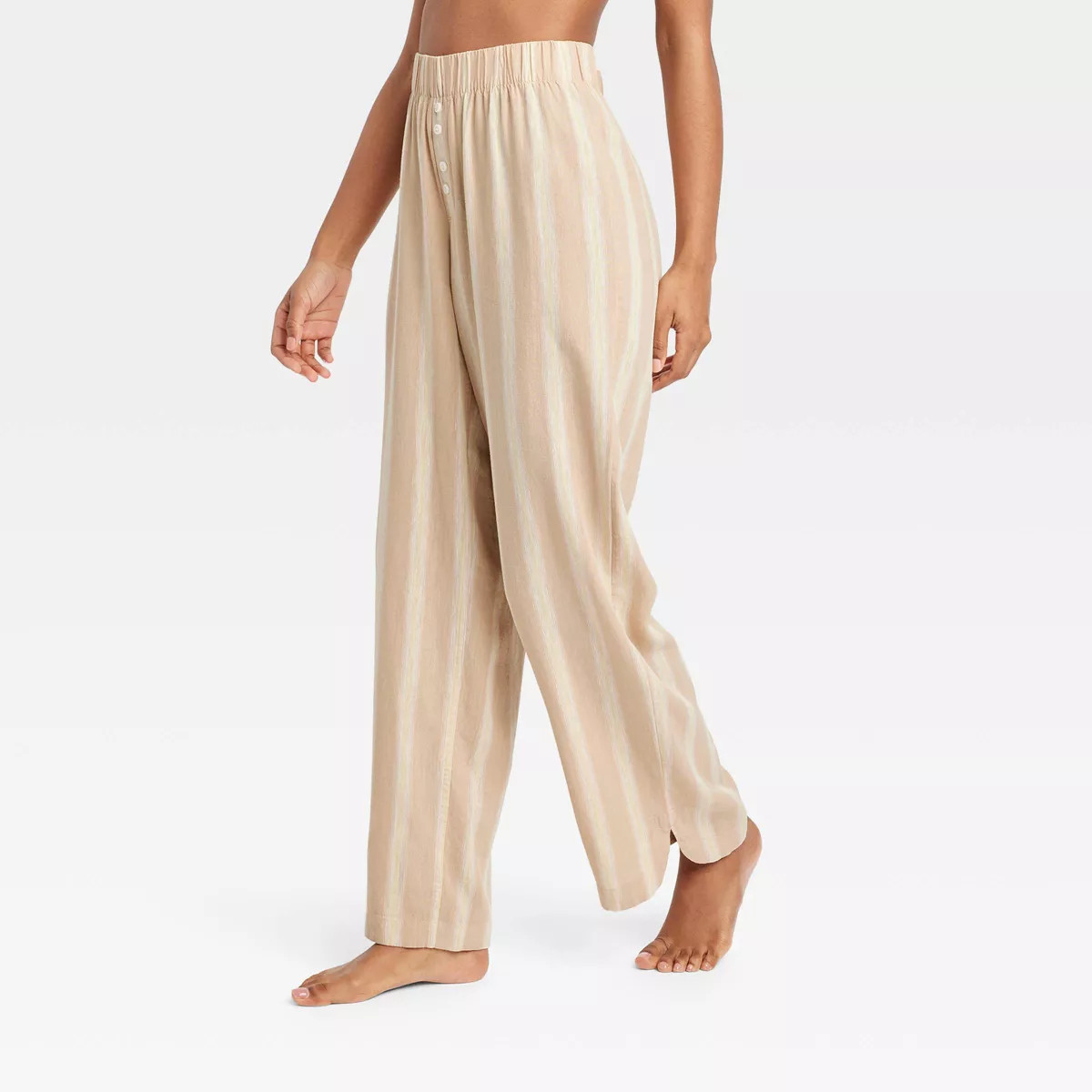 Women's Linen Blend Pajama Pants - Stars Above™ | Target