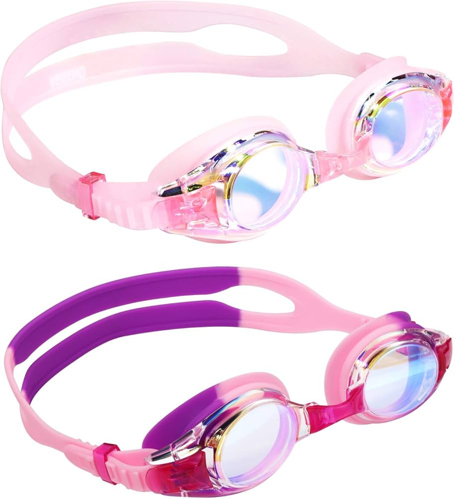 Aegend 2 Pack Kids Goggles, Swimming Goggles for Kids Age 4-16 Boys and Girls Youth, Anti-Fog Wat... | Amazon (US)