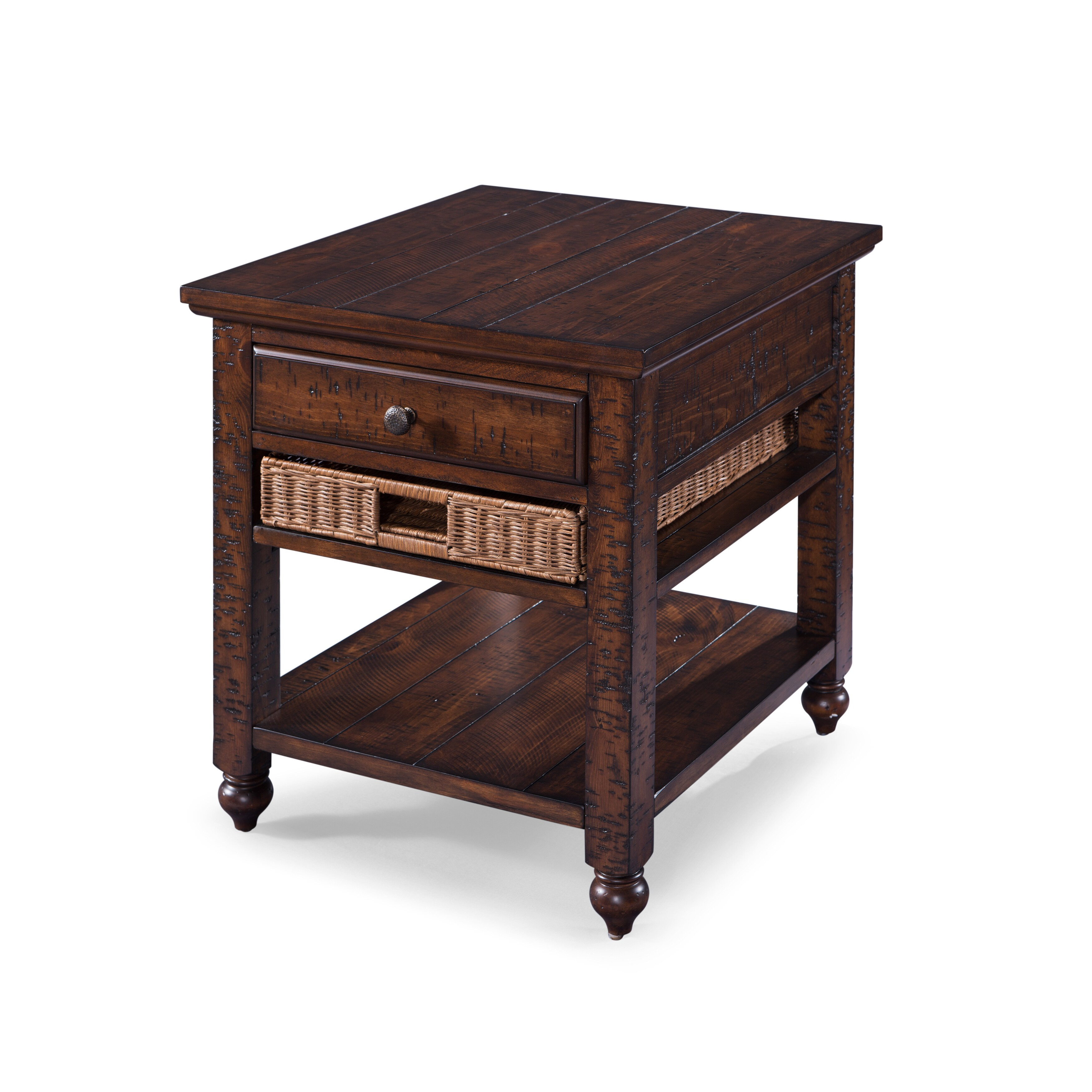 Cottage Lane Country Coffee Storage End Table | Bed Bath & Beyond