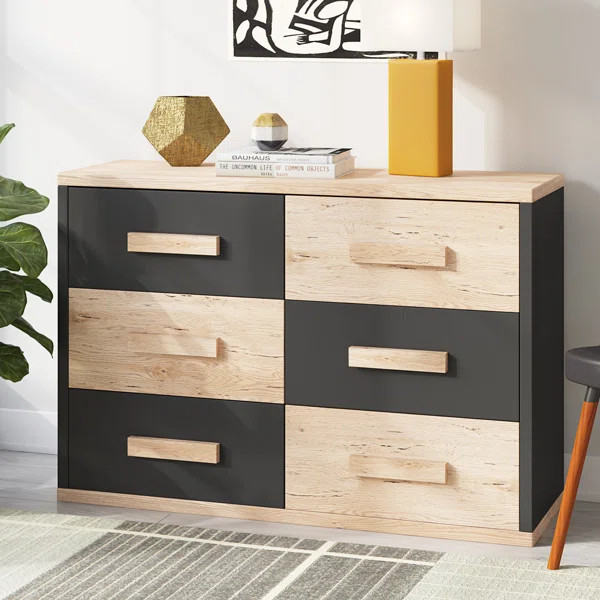 Nowak 6 Drawer Double Dresser | Wayfair North America