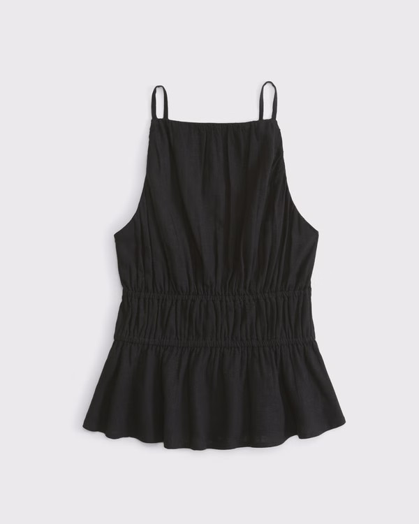 Smocked Halter Top | Abercrombie & Fitch (US)