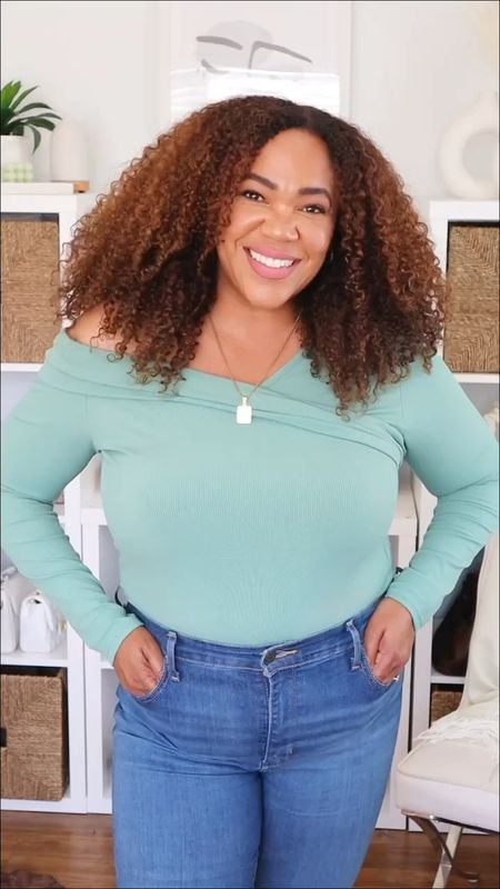 This off the shoulder top! Yeah we can wear all kinds of necklines with the right strapless bra! Linked my go to strapless 💥 and this top! 

#LTKstyletip #LTKcurves #LTKFind