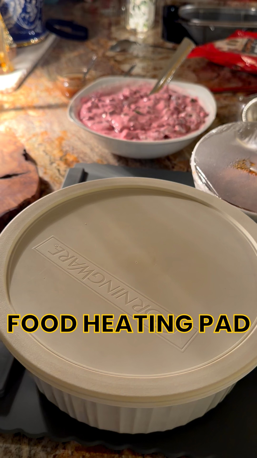 Heating pad that keeps food warm!
Rolls up for easy storage 
Easy to clean!

#LTKGiftGuide #LTKHome