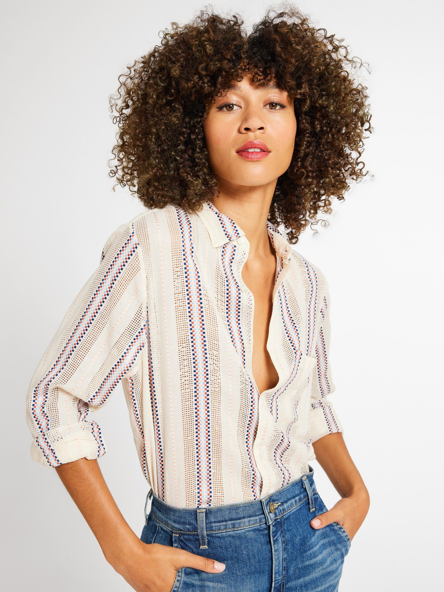 Sofia Top in O'Keeffe Stripe | Mille
