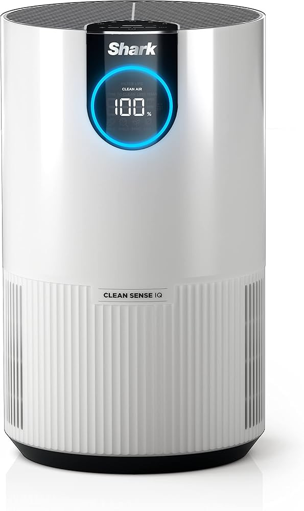 Shark HP102 Clean Sense Air Purifier for Home, Allergies, HEPA Filter, 500 Sq Ft, Small Room, Bed... | Amazon (US)
