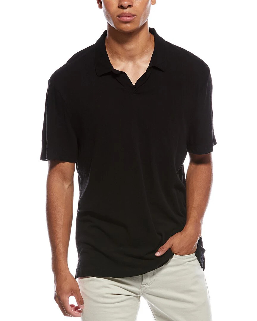 James Perse Jersey Polo Shirt | Shop Simon