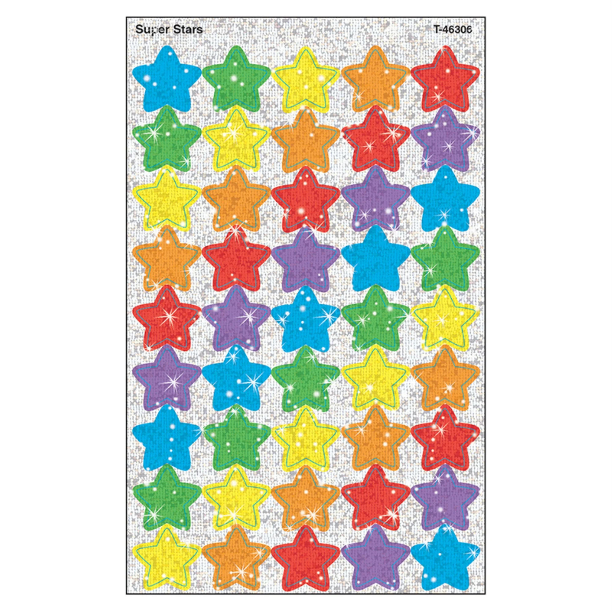 Trend, TEPT46306, Sparkling star-shaped stickers, 180 / Pack, Assorted | Walmart (US)