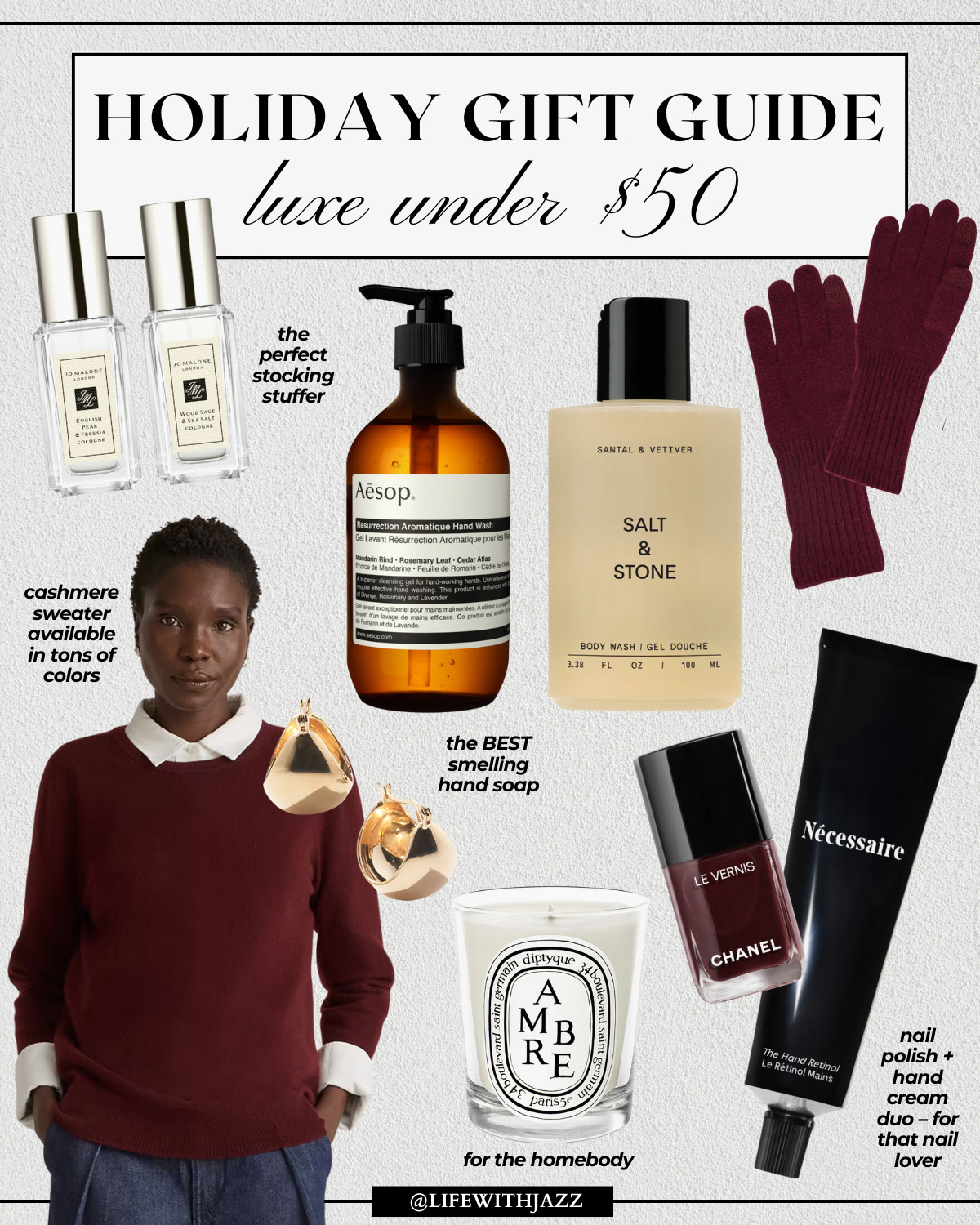 luxe gifts under $50 -- most items are still on sale  

 

#LTKGiftGuide #LTKSaleAlert