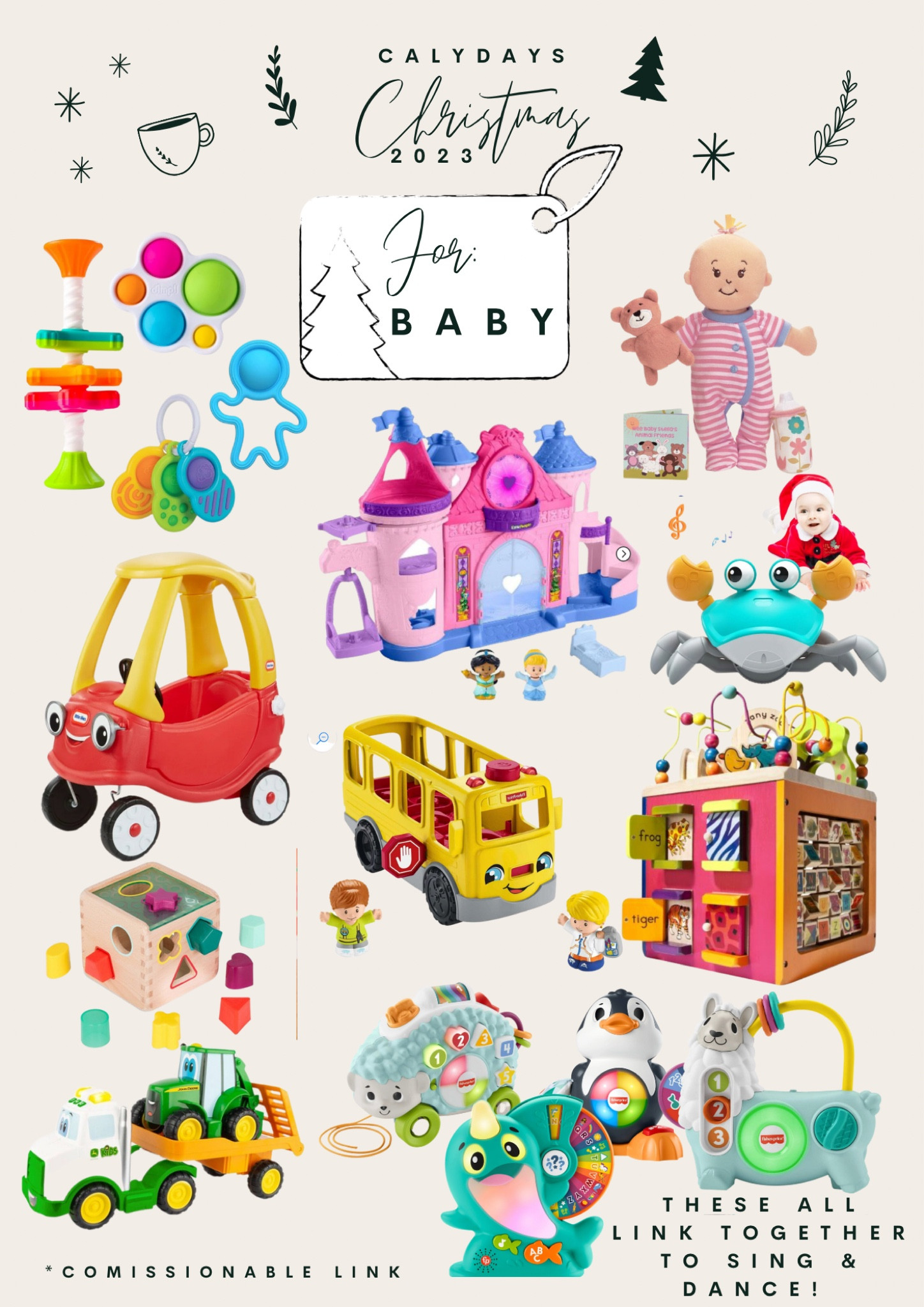 Gift guide for baby / baby gift ideas / baby Christmas gifts / baby gift inspo / Christmas for babies / baby toys 

#LTKGiftGuide #LTKbaby #LTKHoliday