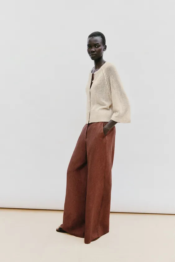 RUSTIC KNIT JACKET | Zara US