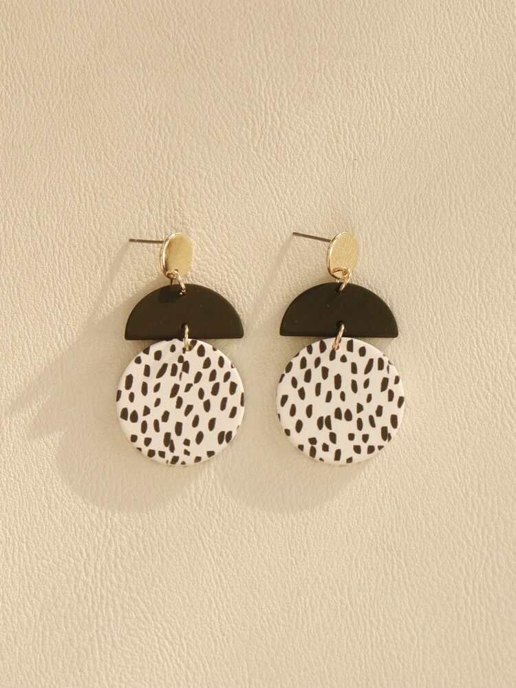 Geo Decor Drop Earrings | SHEIN