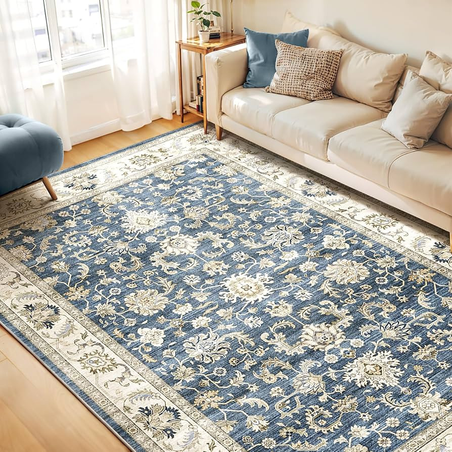 WITSHOCK 8x10 Area Rugs for Living Room: Machine Washable - Non Slip Modern Abstract Rug for Bedr... | Amazon (US)
