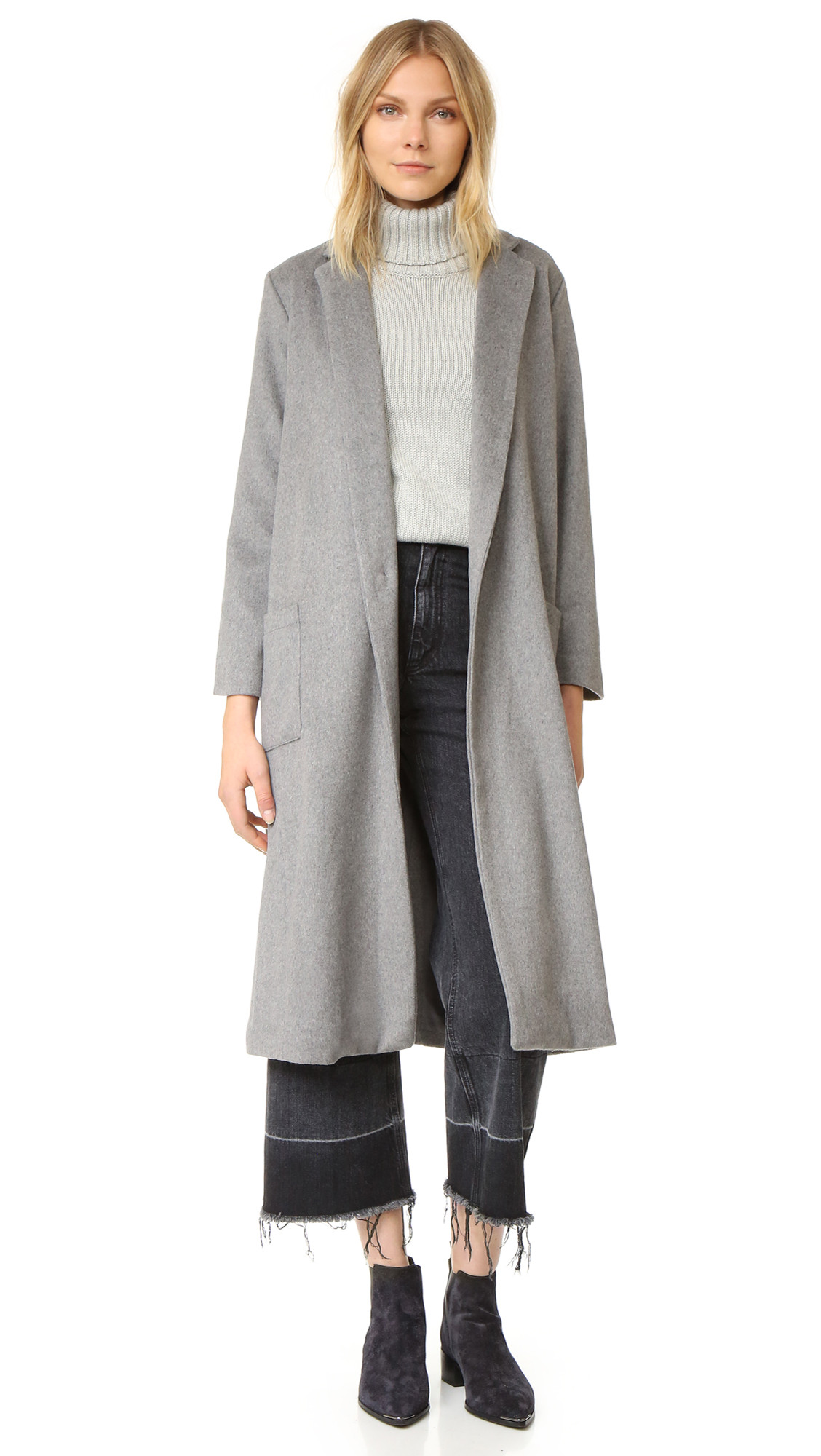Levin Long Melton Duster Coat | Shopbop