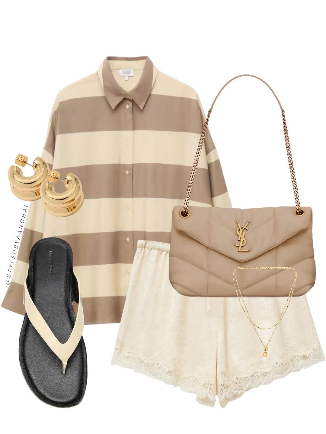 Cream lace shorts outfit


Lace shorts
& other stories 
Striped shirt
Massimo Dutti 
Neutral outfit
Cute outfit
Ysl bag

#LTKsummer #LTKstyletip #LTKbag