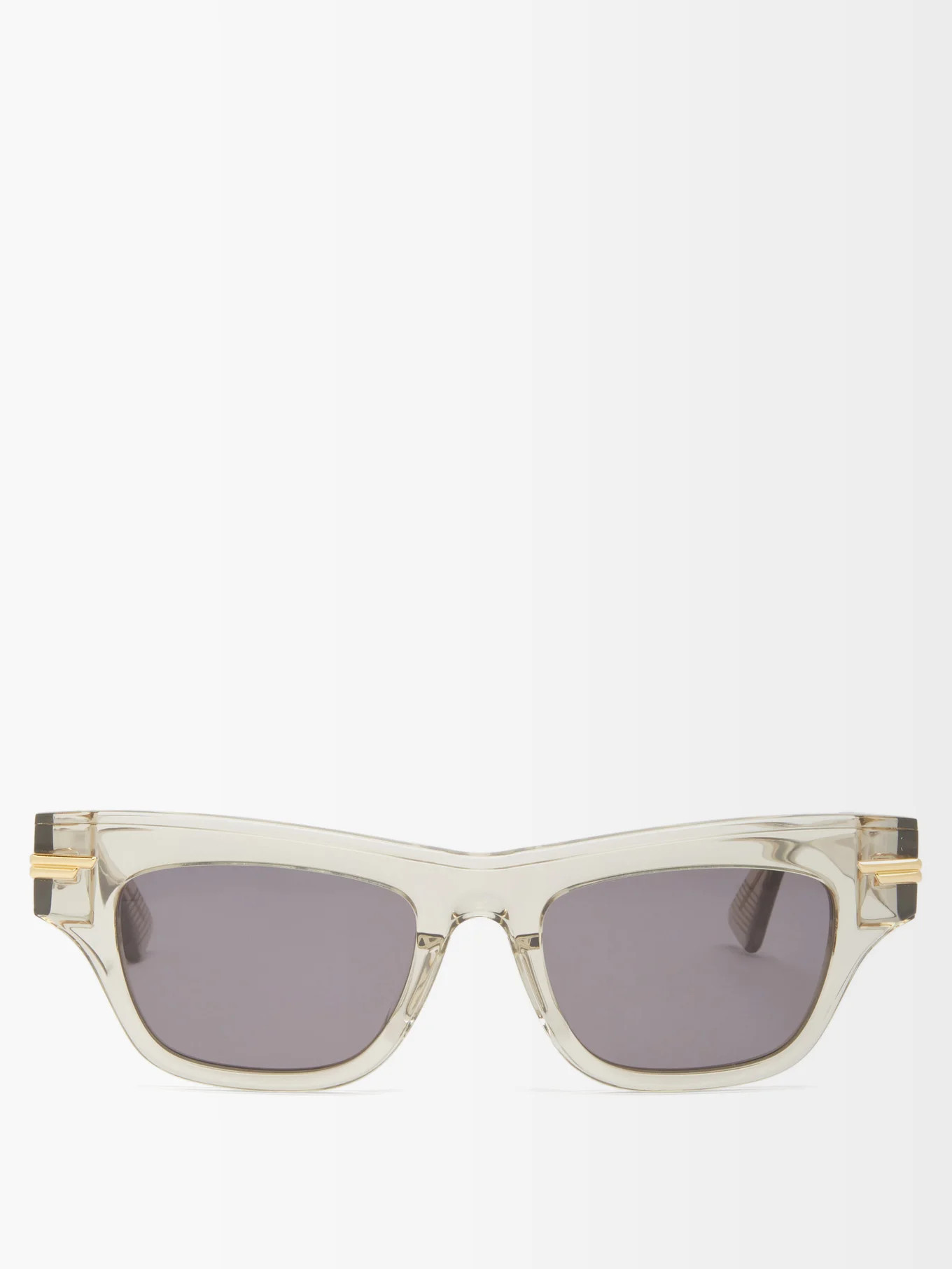 Cat-eye acetate and metal sunglasses | Bottega Veneta | Matches (UK)