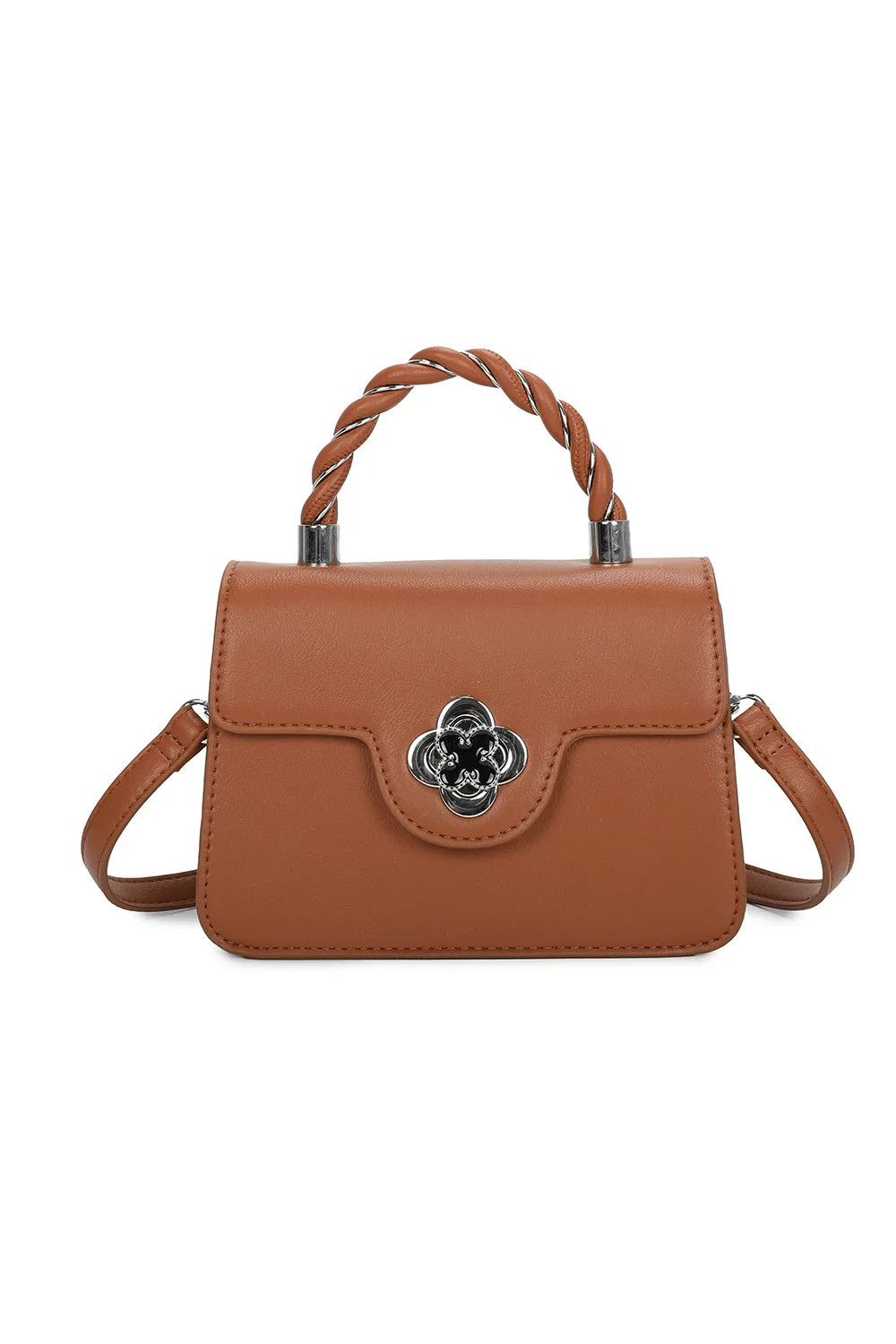 Bags & Purses | Mignon PU Leather Crossbody Top-Handle Bag | Fontanella Fashion | Debenhams UK
